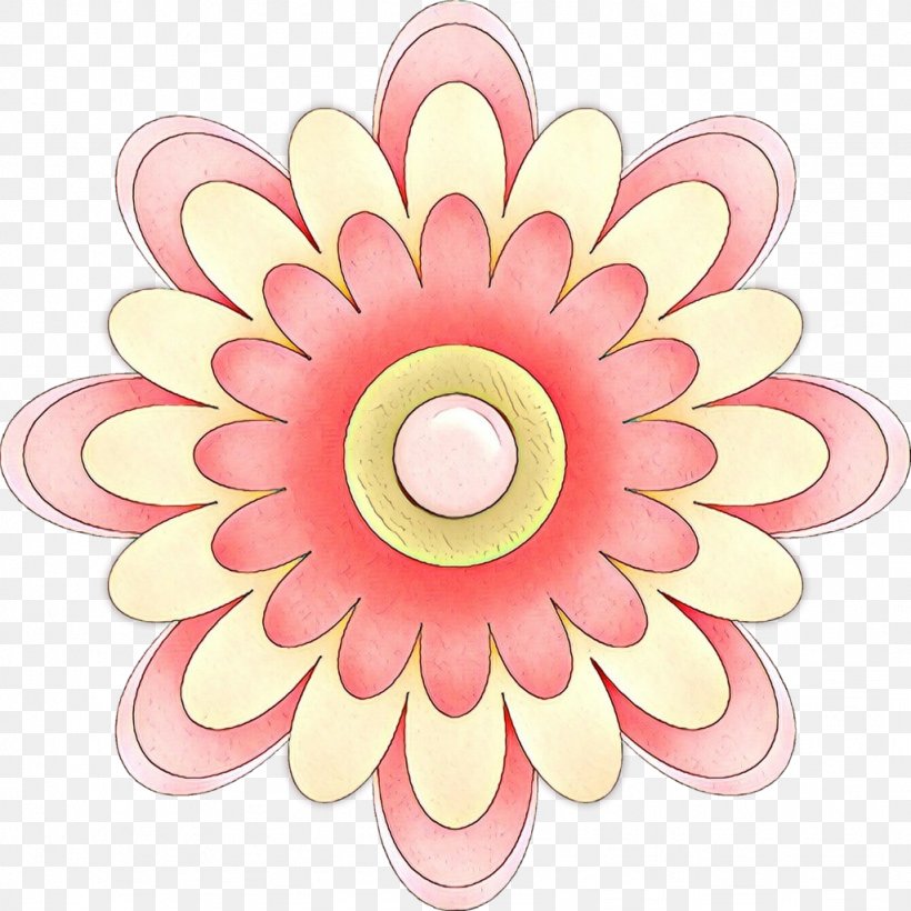 Petal Flower Pink Gerbera Clip Art, PNG, 1024x1024px, Cartoon, Flower, Gerbera, Peach, Petal Download Free
