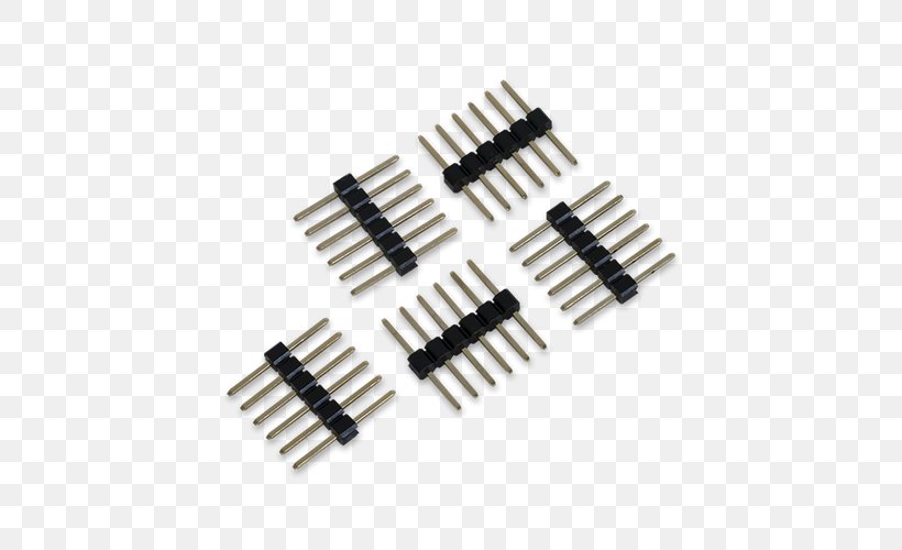 Pin Header Electronic Component Gender Changer Electrical Connector Electronics, PNG, 500x500px, Pin Header, Circuit Component, Datasheet, Digikey, Electrical Cable Download Free