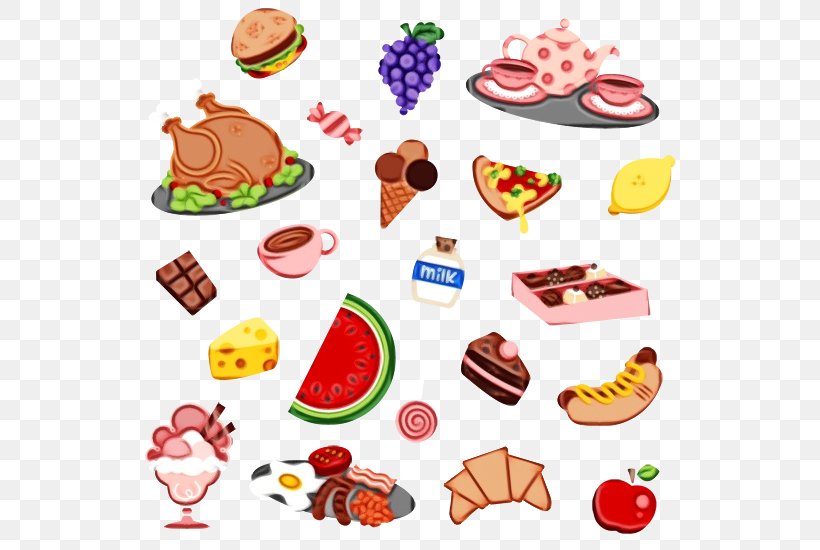 Junk Food Cartoon, PNG, 550x550px, Watercolor, Cake Decorating Supply, Cartoon, Cuisine, Drawing Download Free