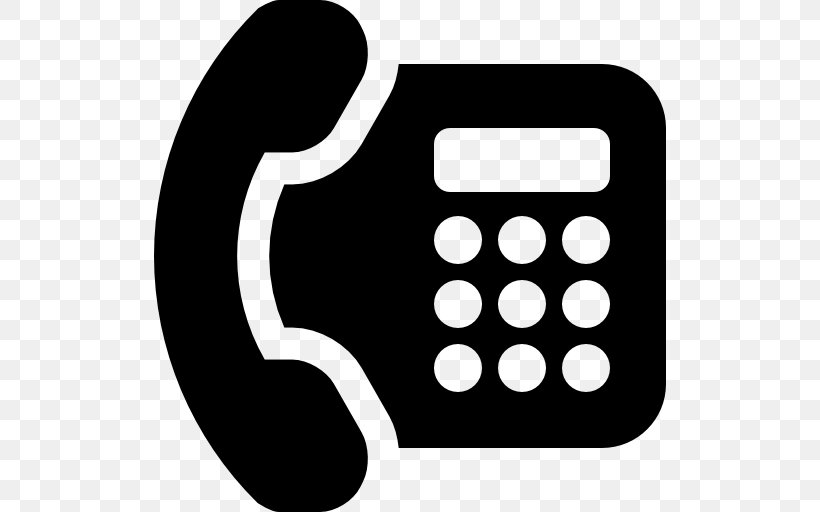 Telephone Number Mobile Phones Business VoIP Phone, PNG, 512x512px, Telephone, Black, Black And White, Business, Business Telephone System Download Free