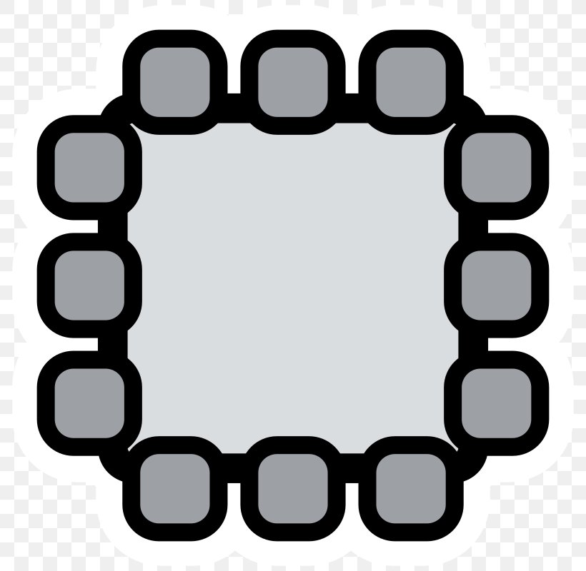 Electronic Circuit Pixel Art Clip Art, PNG, 800x800px, Electronic Circuit, Area, Black, Black And White, Central Processing Unit Download Free