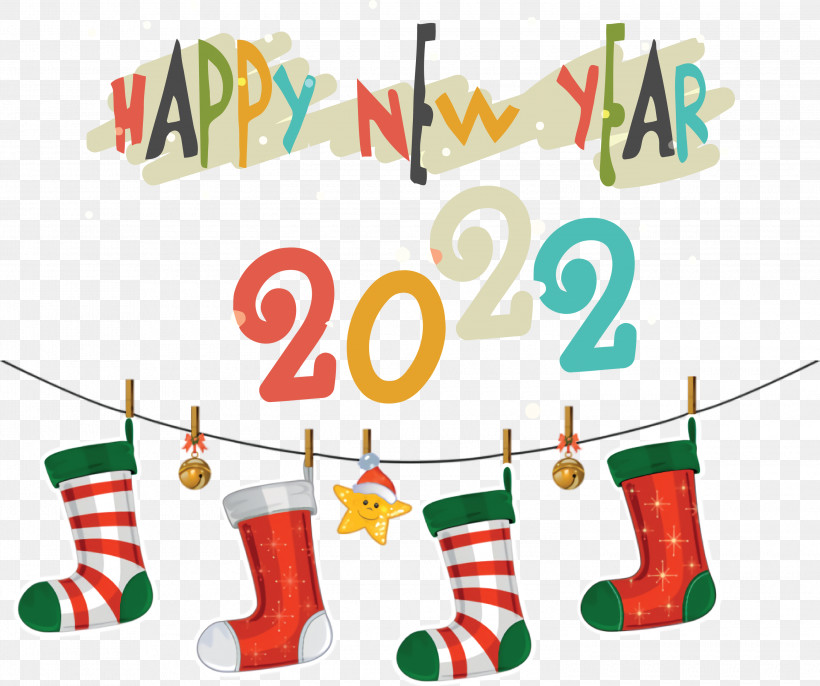 2022 Happy New Year 2022 New Year, PNG, 3000x2510px, New Year, Bauble, Christmas Day, Christmas Stocking, Christmas Tree Download Free