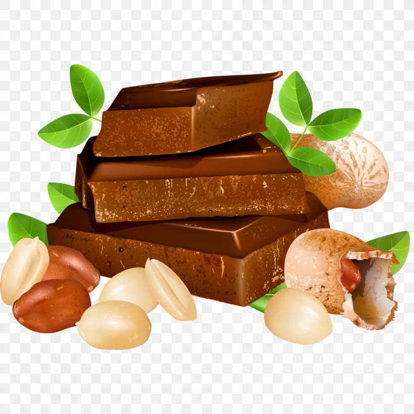 Chocolate Peanut Photography Illustration, PNG, 1000x1000px, Chocolate, Confectionery, Dessert, Flavor, Food Download Free