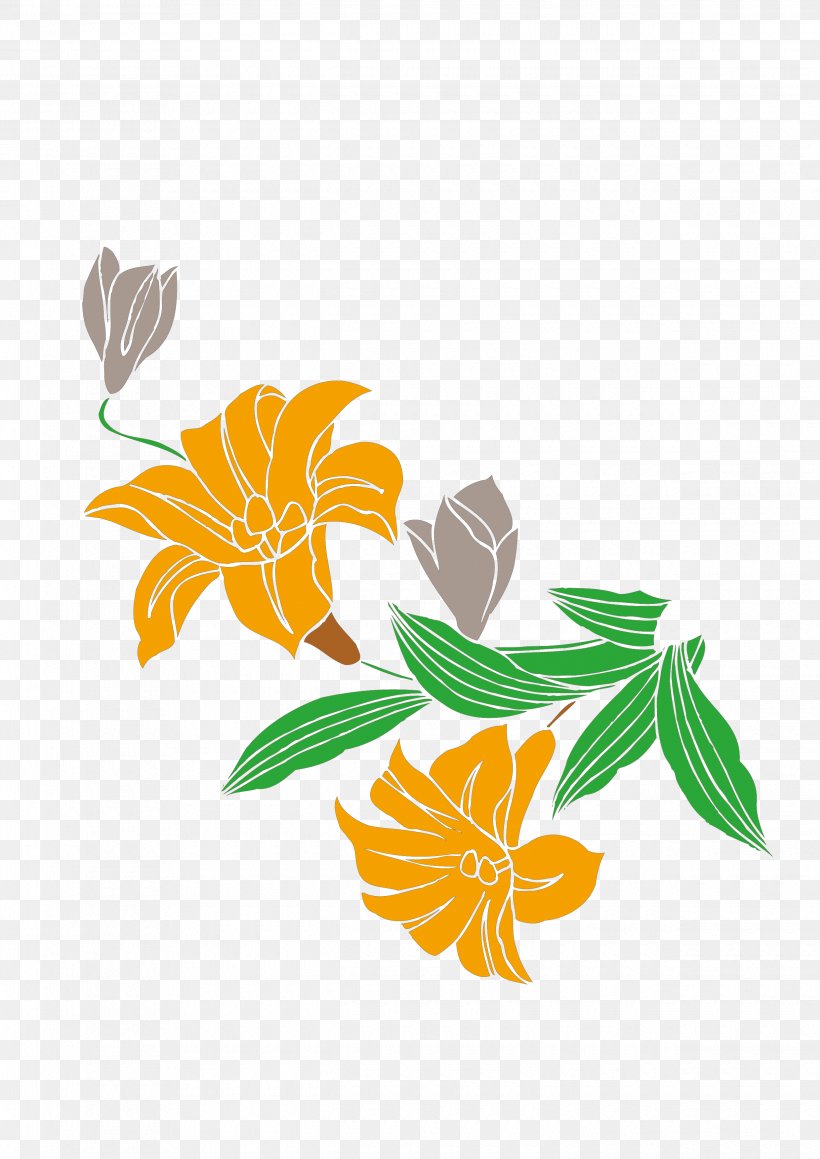 Download Lilium Clip Art, PNG, 2480x3508px, Lilium, Branch, Flora, Flower, Flowering Plant Download Free