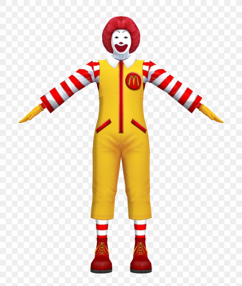 Ronald McDonald McDonald's Mascot McDonaldland Fast Food, PNG, 880x1040px, Ronald Mcdonald, Advertising, Clothing, Clown, Costume Download Free