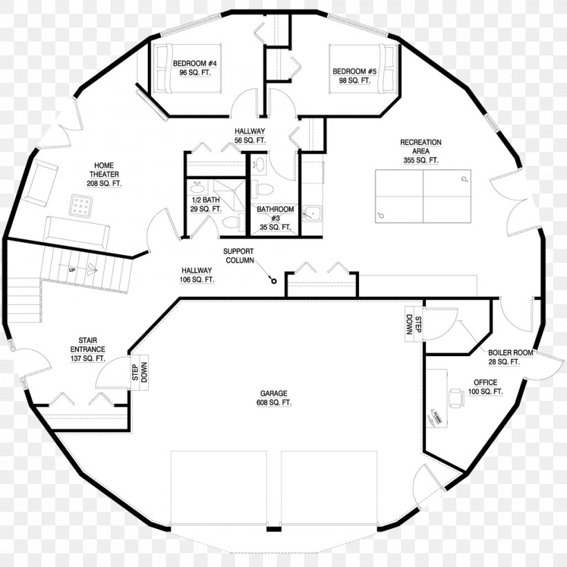 Floor Plan House Plan Design, PNG, 1000x1000px, Floor Plan, Apartment, Area, Bedroom, Black And White Download Free