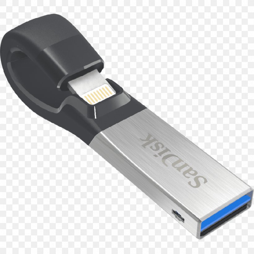 Lightning USB Flash Drives SanDisk IXpand USB 3.0, PNG, 930x930px, Lightning, Apple, Computer, Computer Component, Computer Data Storage Download Free