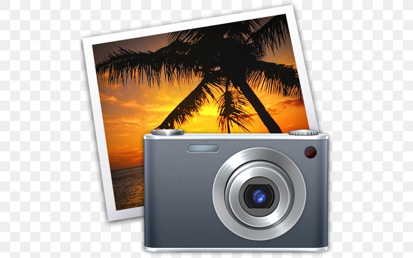 IPhoto Apple Photography Mac OS X Lion Printing, PNG, 512x512px, Iphoto, Apple, Apple Photos, Camera, Camera Lens Download Free