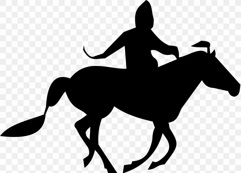 Mongolian Horse Equestrian Horse Racing Clip Art, PNG, 2000x1435px, Mongolian Horse, Artwork, Black, Black And White, Clothing Download Free