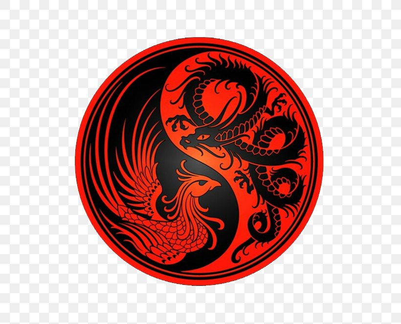 Chinese Dragon Zazzle Phoenix T-shirt Yin And Yang, PNG, 666x663px, Chinese Dragon, Cafepress, China, Dragon, Gift Download Free