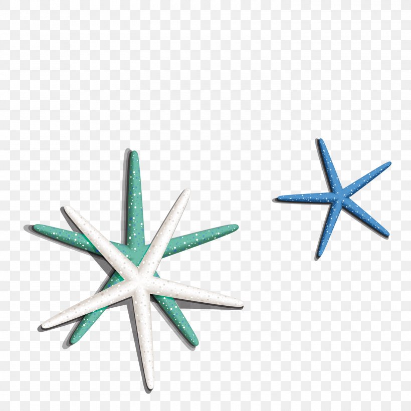 Starfish Seashell Euclidean Vector, PNG, 1500x1500px, Starfish, Aqua, Blue, Drawing, Point Download Free