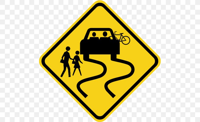 Traffic Sign Road Car, PNG, 500x500px, Traffic Sign, Bicycle, Car, Driving, Road Download Free