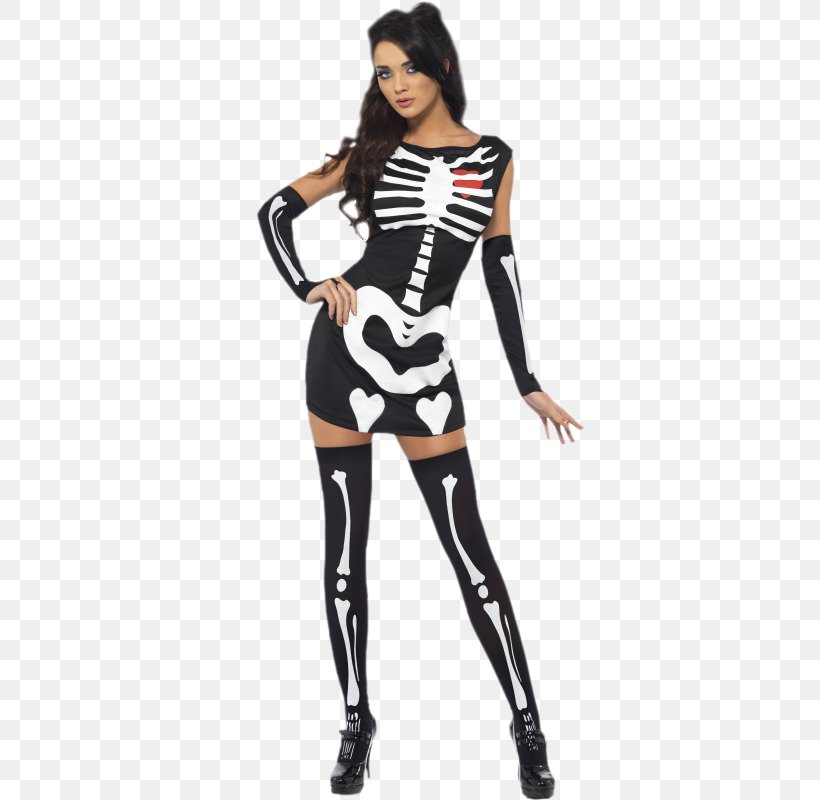 Costume Skeleton Robe Bone Dress, PNG, 351x800px, Watercolor, Cartoon, Flower, Frame, Heart Download Free