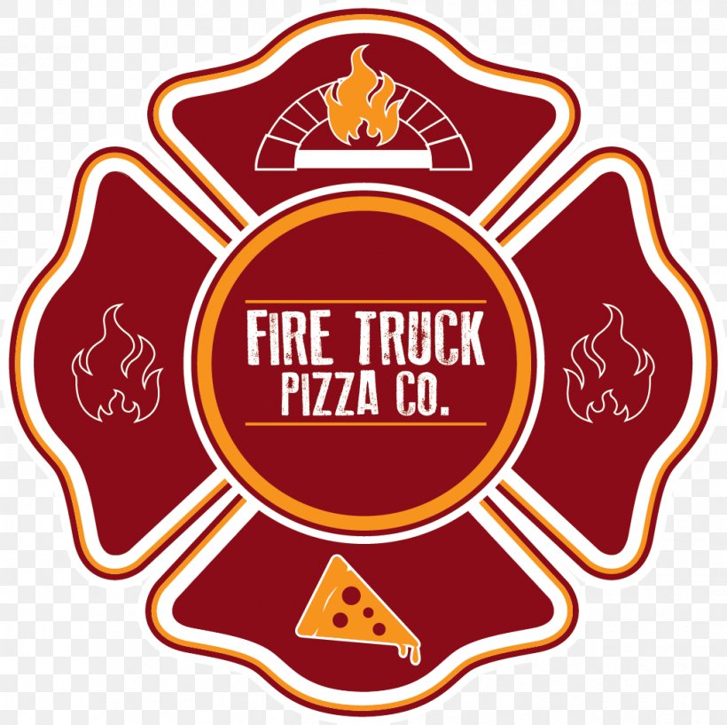 Fire Truck Pizza Company Gyro Food Fire Engine, PNG, 1032x1029px, Pizza, Area, Badge, Baking, Brand Download Free