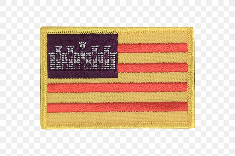 Flag Of The Balearic Islands Embroidered Patch Flag Patch, PNG, 1500x1000px, Balearic Islands, Centimeter, Embroidered Patch, Flag, Flag Of The Balearic Islands Download Free