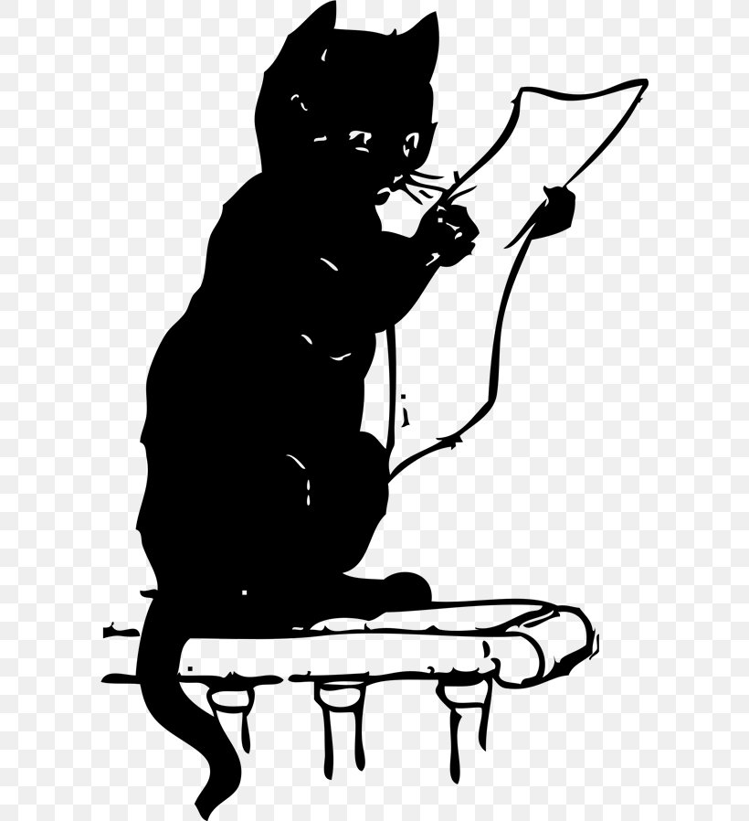 Cat Kitten Clip Art, PNG, 600x898px, Cat, Art, Artwork, Black, Black And White Download Free