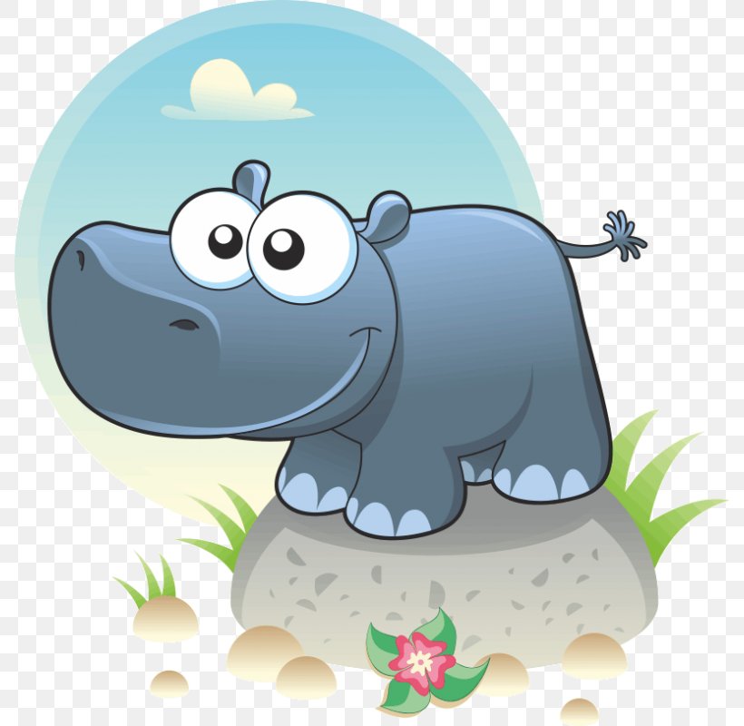Hippopotamus Cartoon Animation, PNG, 800x800px, Hippopotamus, Animated Cartoon, Animation, Carnivoran, Cartoon Download Free