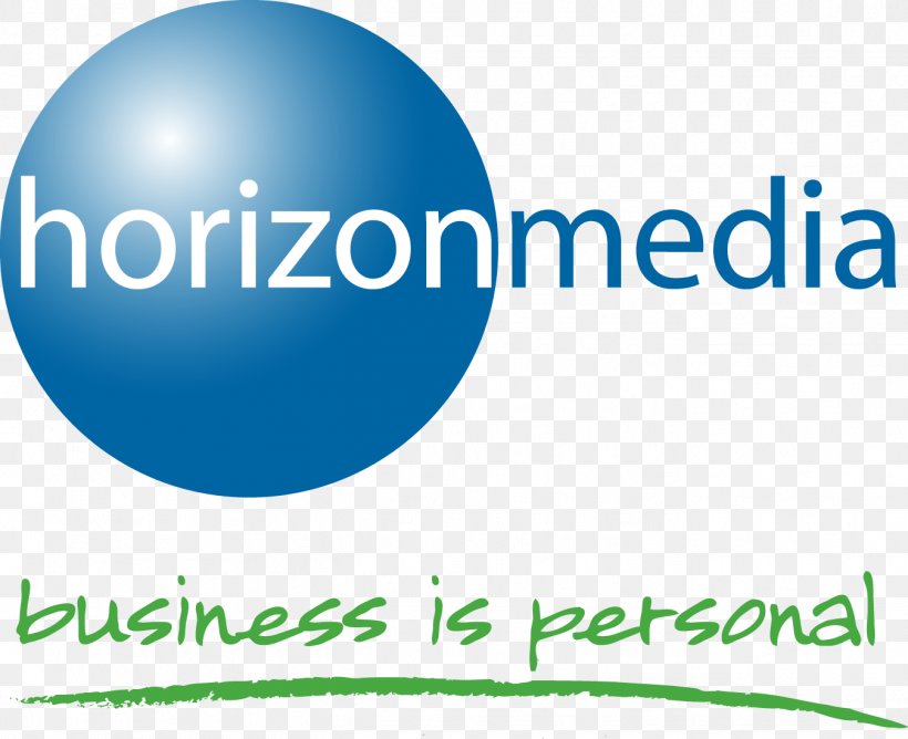 Horizon Media Advertising Business Logo, PNG, 1348x1099px, Horizon Media, Advertising, Area, Blue, Brand Download Free