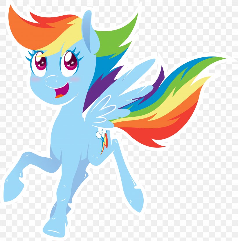 Horse Pony Rainbow Dash Rarity, PNG, 4878x4952px, Horse, Animal, Art, Cartoon, Collection Download Free