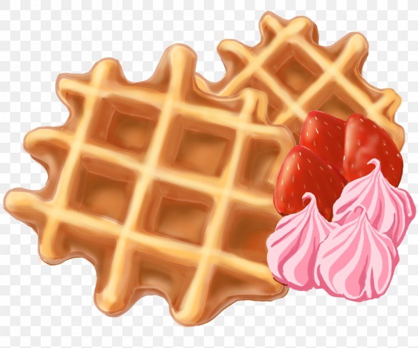 Ice Cream Belgian Waffle Illustration, PNG, 1000x833px, Ice Cream, Aedmaasikas, Batter, Belgian Waffle, Chocolate Download Free