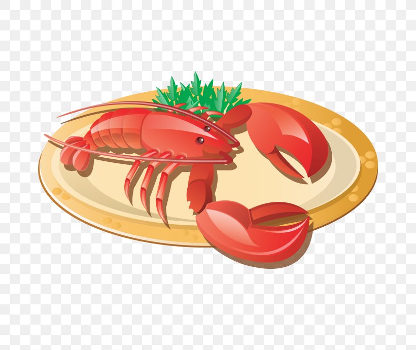 Lobster Crab Caridea, PNG, 670x690px, Lobster, Caridea, Cartoon, Crab, Decapoda Download Free