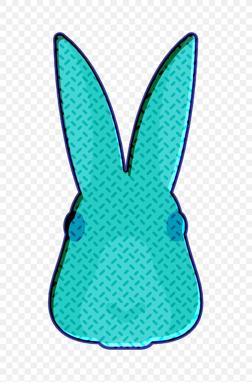 Rabbit Icon Animals Icon, PNG, 610x1244px, Rabbit Icon, Animals Icon, Aqua M, Microsoft Azure, Turquoise Download Free