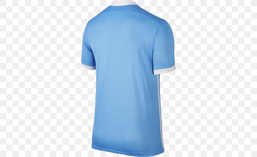 T-shirt Tracksuit Manchester City F.C. Nike Factory Store Jersey, PNG, 500x500px, Tshirt, Active Shirt, Azure, Blue, Clothing Download Free