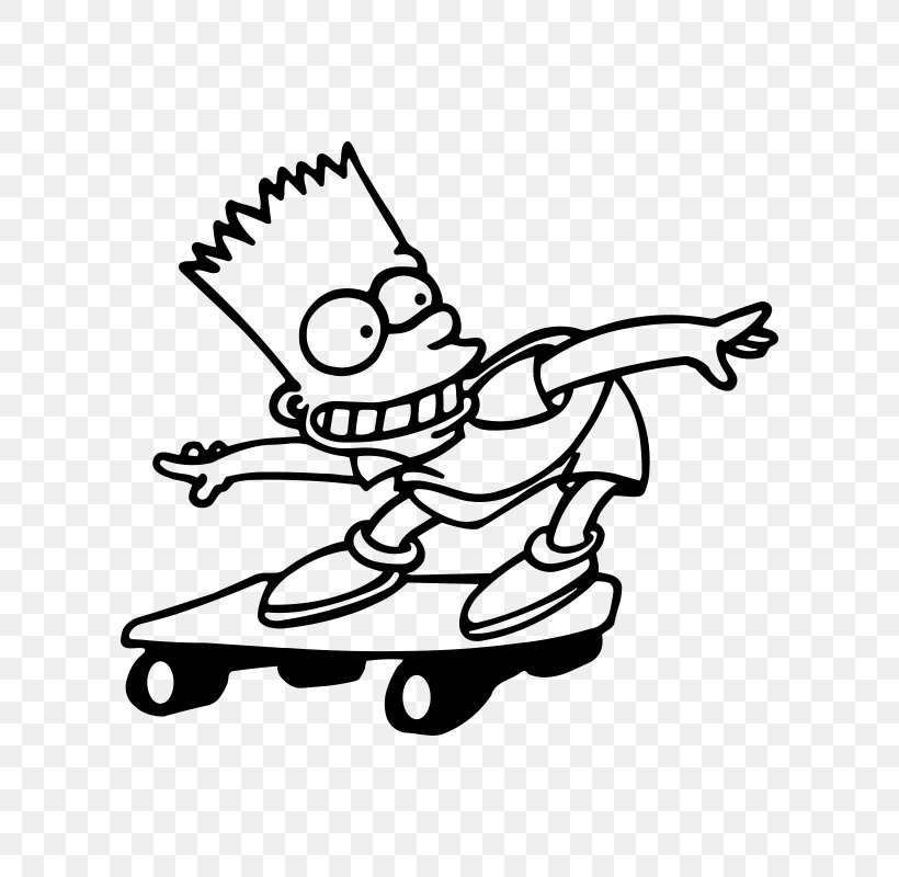 Bart Simpson Maggie Simpson Cartoon Comics, PNG, 800x800px, Bart Simpson, Area, Art, Artwork, Black Download Free