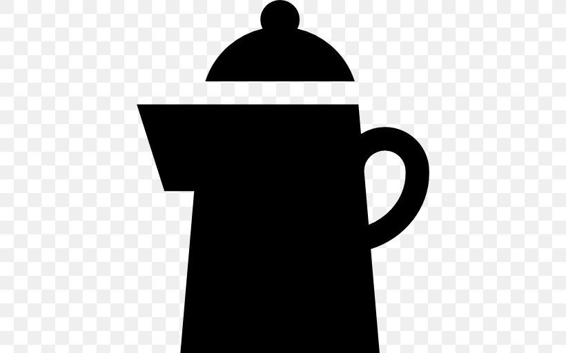 Black Mug Cup Silhouette, PNG, 512x512px, Black, Black And White, Black M, Cup, Drinkware Download Free