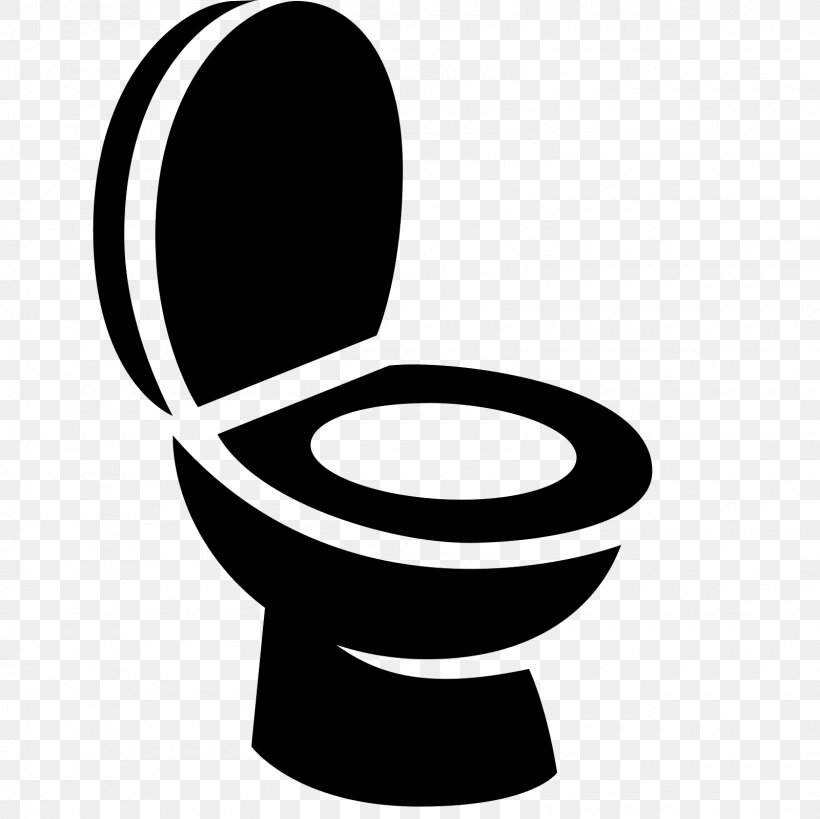 Flush Toilet Bathroom Clip Art, PNG, 1600x1600px, Toilet, Bathroom, Black And White, Chair, Commode Download Free