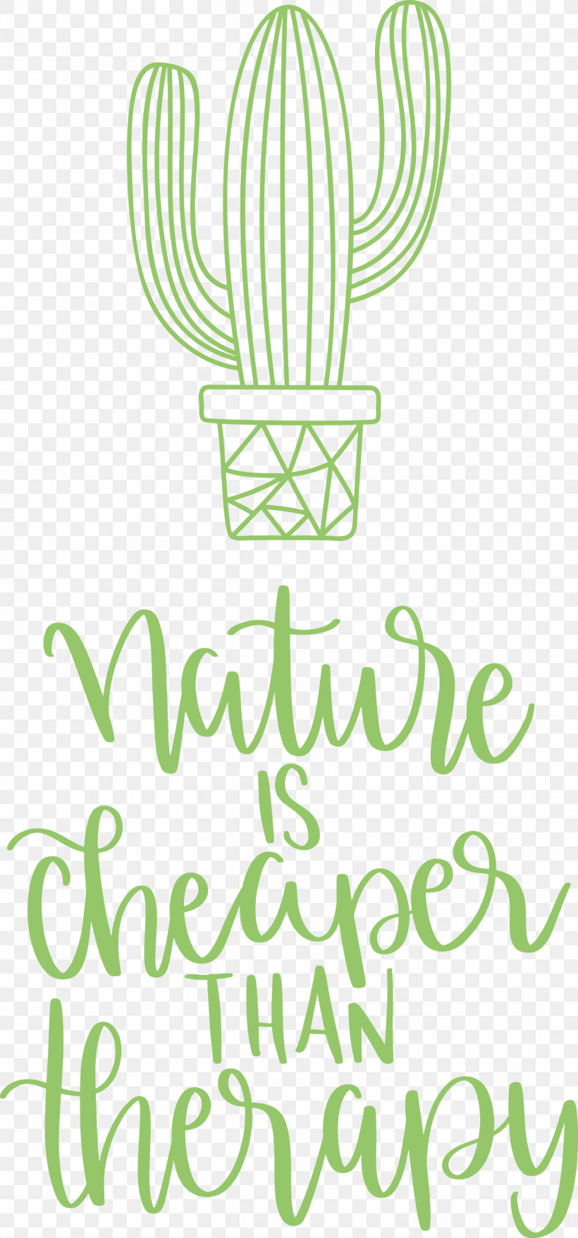 Nature Is Cheaper Than Therapy Nature, PNG, 1401x3000px, Nature, Floral Design, Green, Leaf, Line Download Free