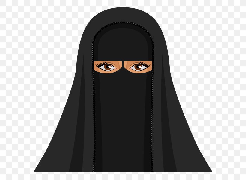 Niqāb Muslim Cartoon, PNG, 598x600px, Niqab, Burqa, Cartoon, Eyewear,  Facial Hair Download Free