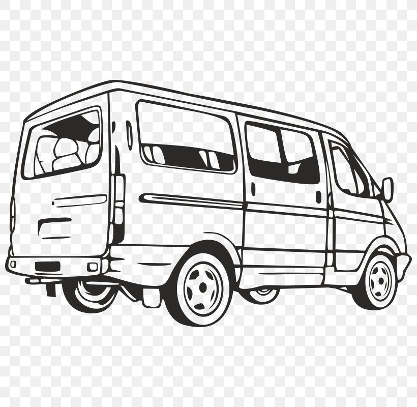 Car Compact Van GAZelle Yula, PNG, 800x800px, Car, Artikel, Automotive Design, Automotive Exterior, Black And White Download Free