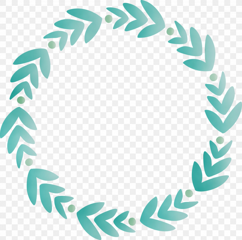Turquoise Teal Logo Font, PNG, 3000x2978px, Flower Frame, Floral Frame, Logo, Paint, Sping Frame Download Free