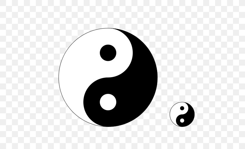 Yin And Yang Clip Art, PNG, 500x500px, Yin And Yang, Art, Black And White, Idea, Symbol Download Free