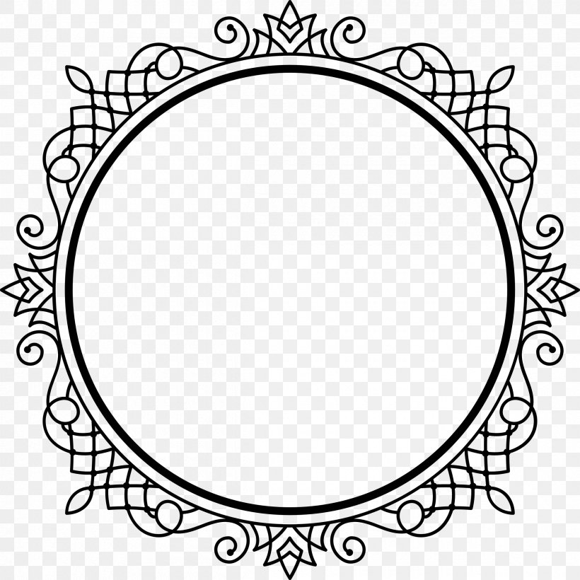 Circle Drawing Clip Art, PNG, 2400x2400px, Drawing, Area, Black, Black And White, Color Download Free