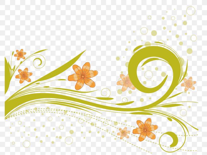 Flower, PNG, 792x612px, Green, Border, Flora, Floral Design, Flower Download Free