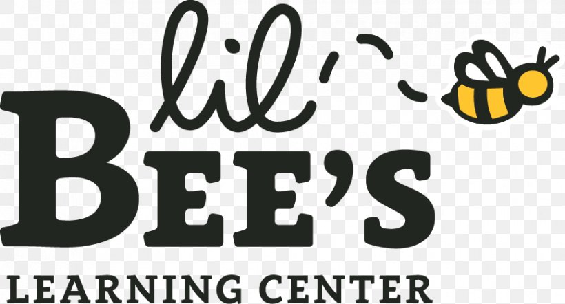 Lil Bee's Learning Center Center Street Logo Classroom, PNG, 866x467px, Bee, Area, Black And White, Brand, Calligraphy Download Free