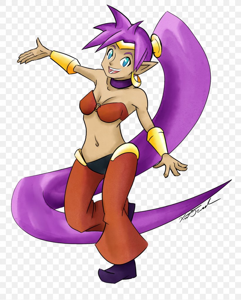 Shantae: Half-Genie Hero Art Luigi Video Game, PNG, 1600x1993px, Watercolor, Cartoon, Flower, Frame, Heart Download Free