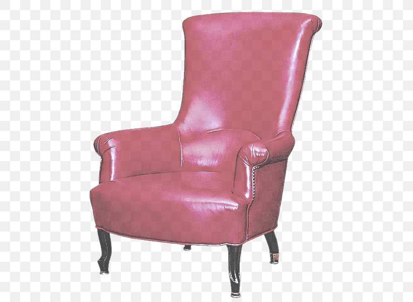 Chair Furniture Pink Club Chair Purple, PNG, 504x600px, Chair, Club Chair, Furniture, Leather, Magenta Download Free