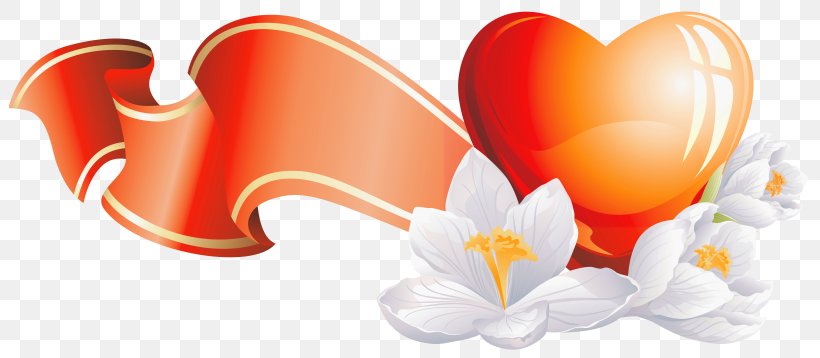 Flower Heart Tulip Clip Art, PNG, 813x358px, Watercolor, Cartoon, Flower, Frame, Heart Download Free