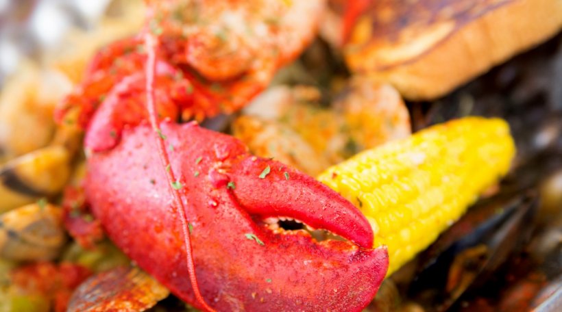 Lobster Siesta Key Bar Harbor Seafood, PNG, 1460x813px, Watercolor, Cartoon, Flower, Frame, Heart Download Free