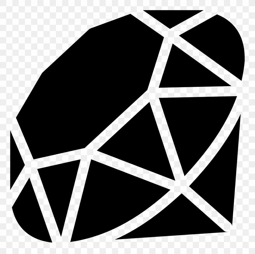 Ruby Web Development Programming Language Icon, PNG, 1600x1600px, Ruby, Black, Black And White, Brand, Computer Programming Download Free