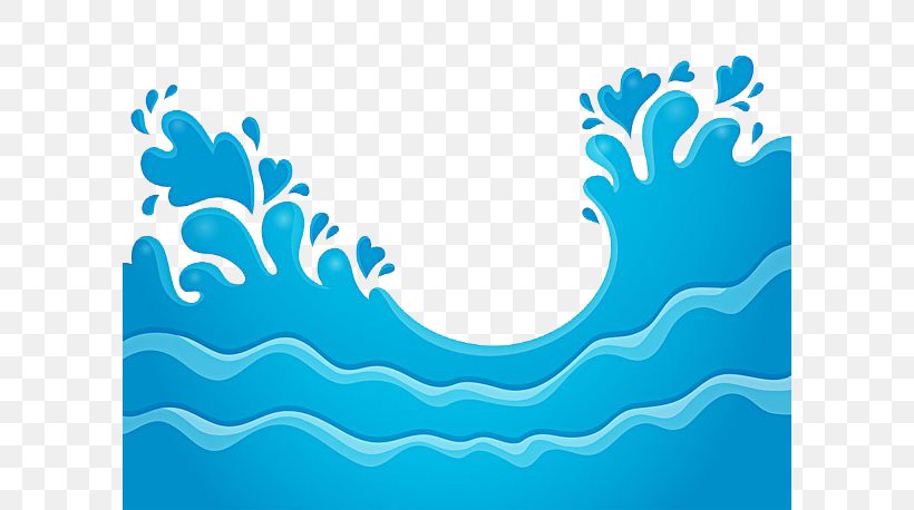 Water Drawing Clip Art, PNG, 600x458px, Wave, Aqua, Area, Azure, Blue Download Free