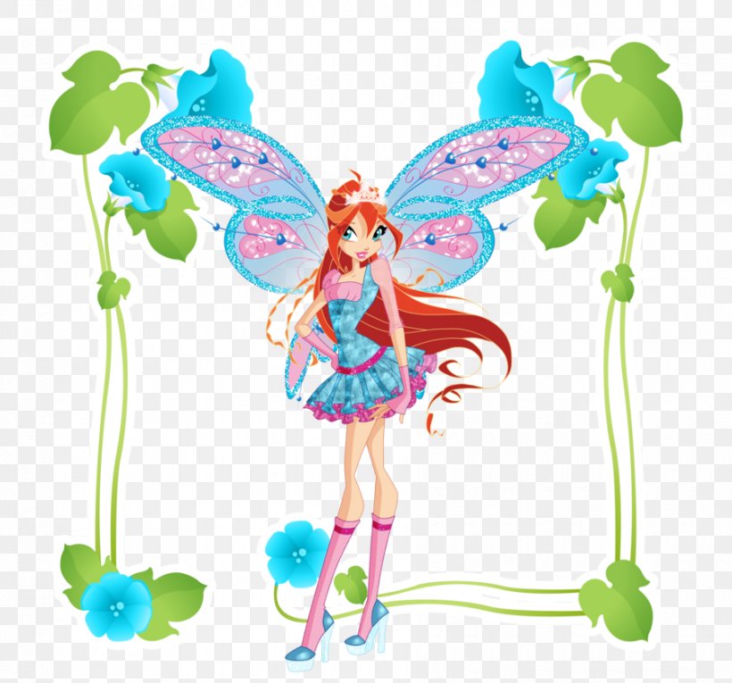 Bloom Winx Club: Believix In You Flora Roxy Tecna, PNG, 900x840px, Bloom, Animal Figure, Baby Toys, Butterfly, Doll Download Free