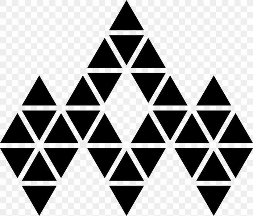Vector Graphics Triangle Geometry Shape, PNG, 980x840px, Triangle, Black, Black And White, Geometry, Hexagon Download Free