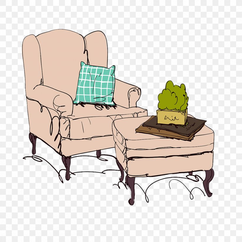 Chair Design Illustration Furniture Couch, PNG, 1000x1000px, Chair, Club Chair, Couch, Designer, Drawing Download Free
