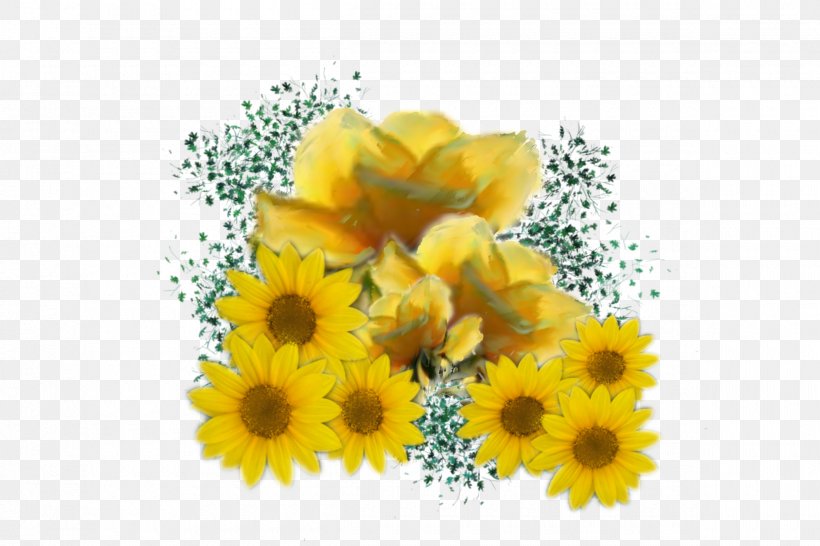 Common Sunflower Yellow Rose Desktop Wallpaper, PNG, 2400x1600px, Flower, Chrysanths, Common Sunflower, Cut Flowers, Daisy Download Free