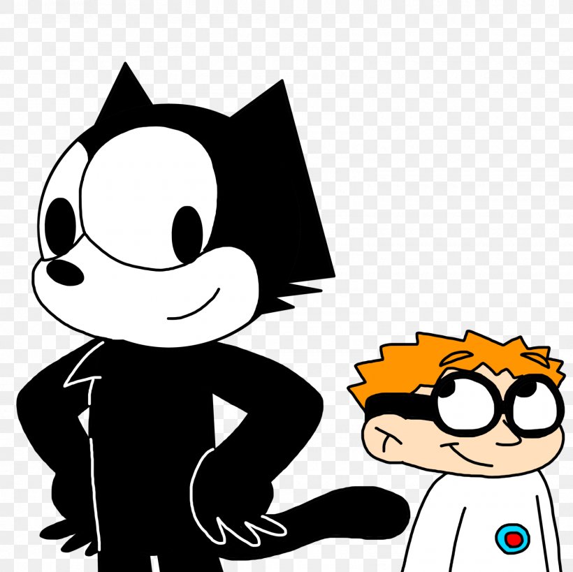 Felix The Cat Poindexter Art Character, PNG, 1600x1600px, Cat, Art, Artwork, Black And White, Cartoon Download Free