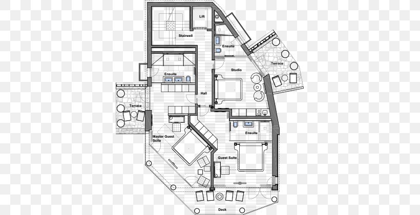 Floor Plan House Plan Chalet, PNG, 680x420px, 5 Star, Floor Plan, Area, Black And White, Business Download Free